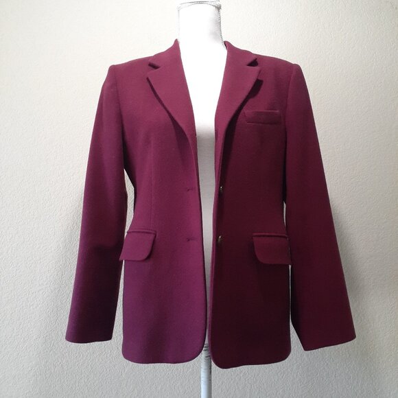 L.L. Bean Wool & Cashmere Blazer - Picture 3 of 15